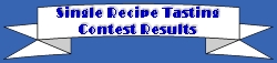 Single Recipe Taste Contest Results